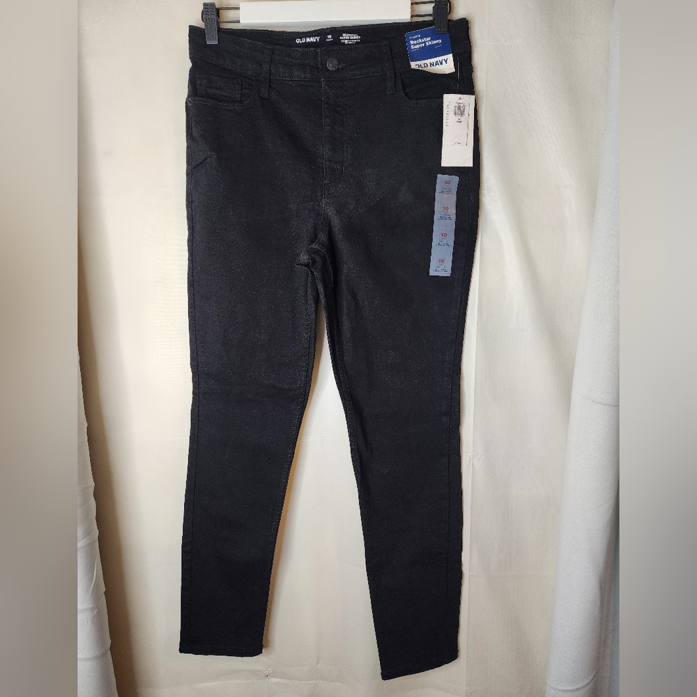 Old Navy Black Rockstar Super Skinny
